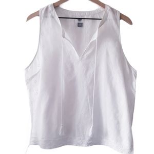 Old Navy cotton tank blouse size XL